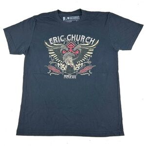 Eric Church Holdin My Own North America Tour Shirt Black Sz Medium